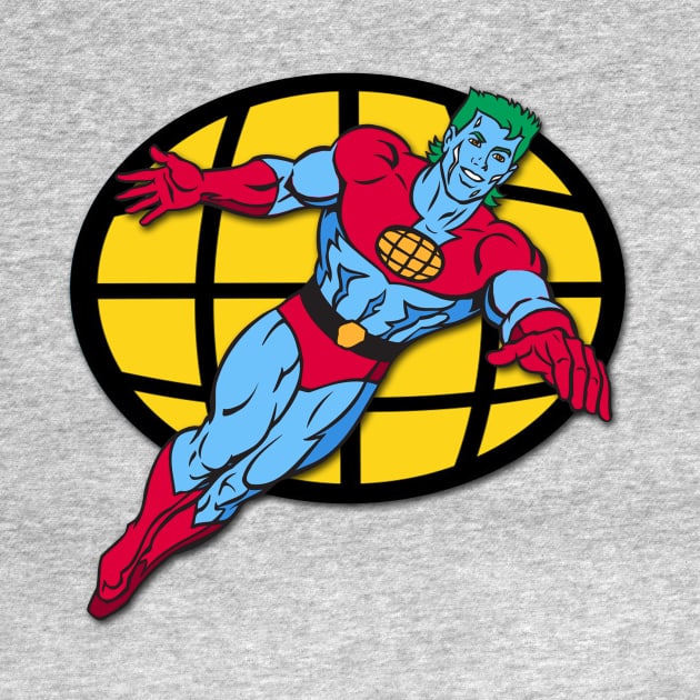 Captain Planet by BigOrangeShirtShop